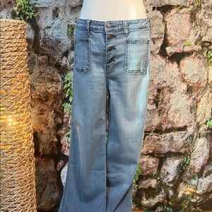 👖 Abercrombie & Fitch High Rise Jeans — Light Blue Wash — Sz 12 / 31” / R